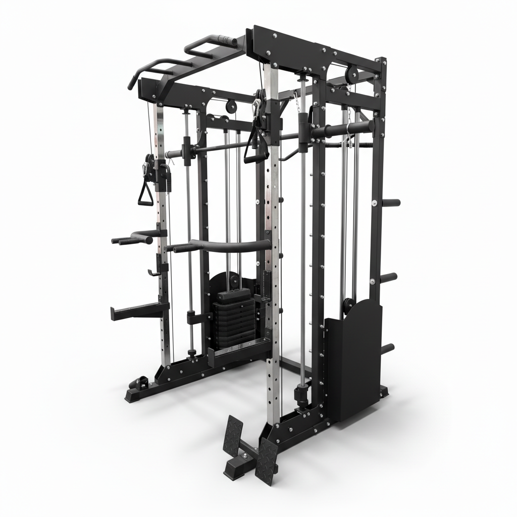 10 in 1 Professional Power Rack  Hybrid Strength & Functional Training Platform