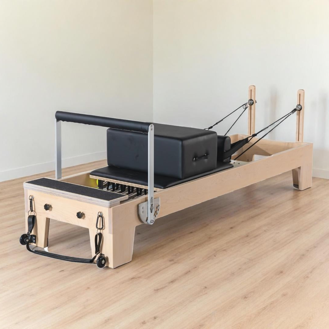Pilates reformer carriage and spring system detail