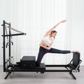Foldable Semi-Elevated Pilates Reformer with Tower