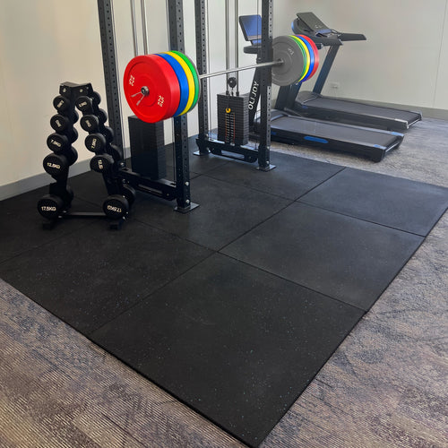 15mm Flooring Mat Soft Rubber 1Mx 1M Gym Flooring Tiles Mat