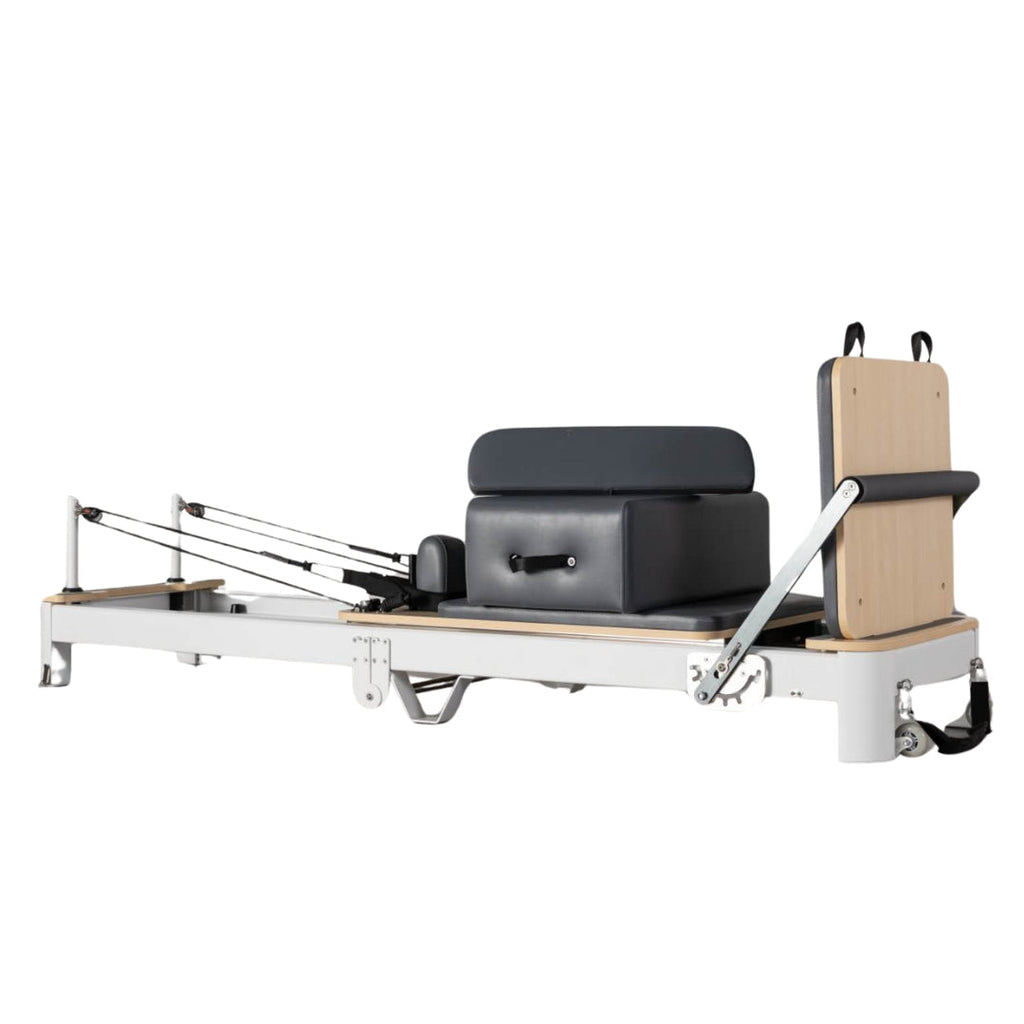 Oli Joy Foldable Aluminium-Frame Pilates Reformer – Adjustable Spring Resistance for Home & Studio