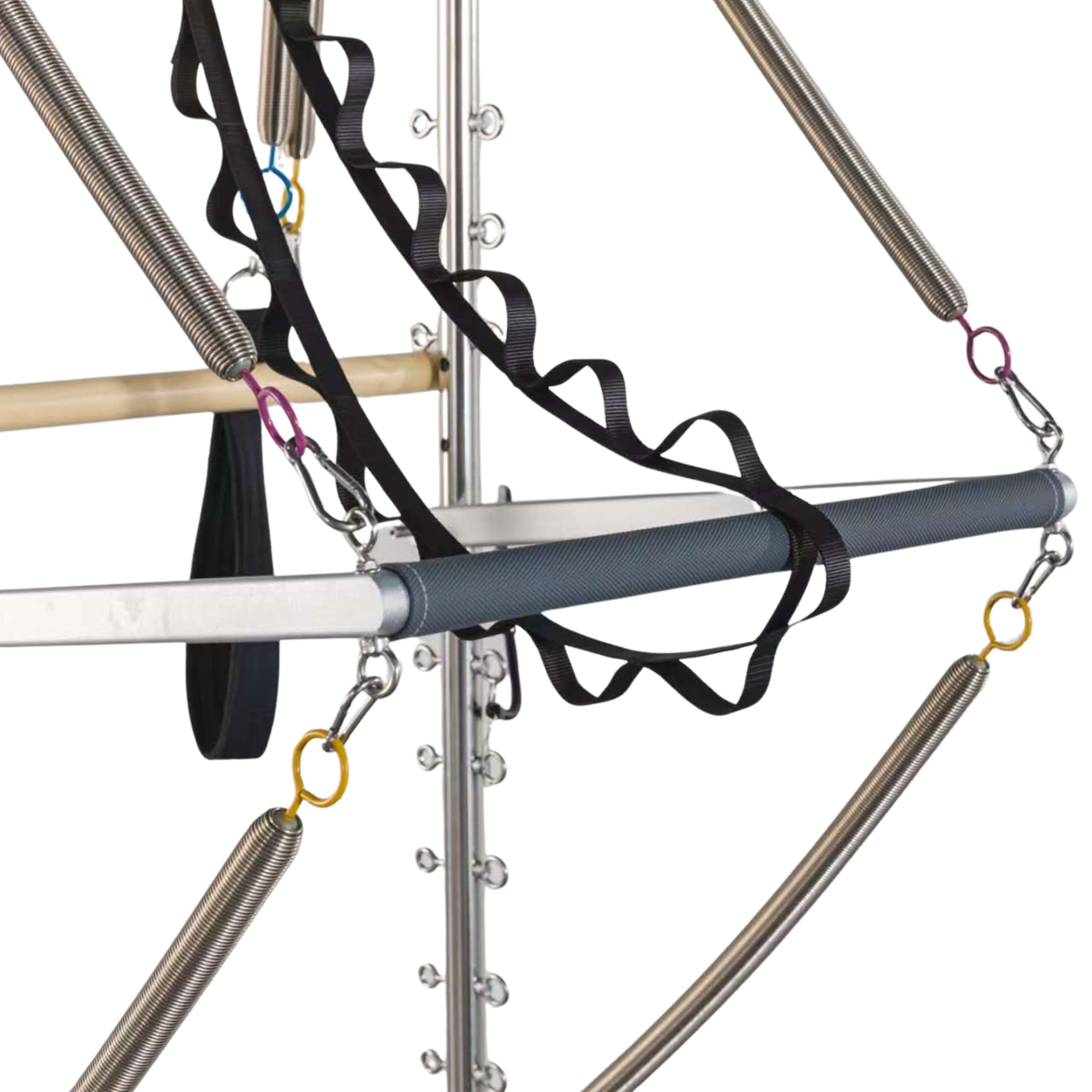 Close-up of reformer carriage and spring resistance system detail
