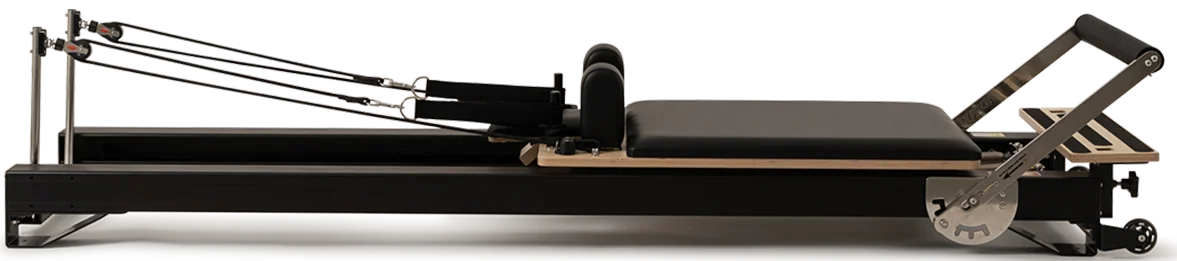 Commercial White Aluminium Pilates Reformer