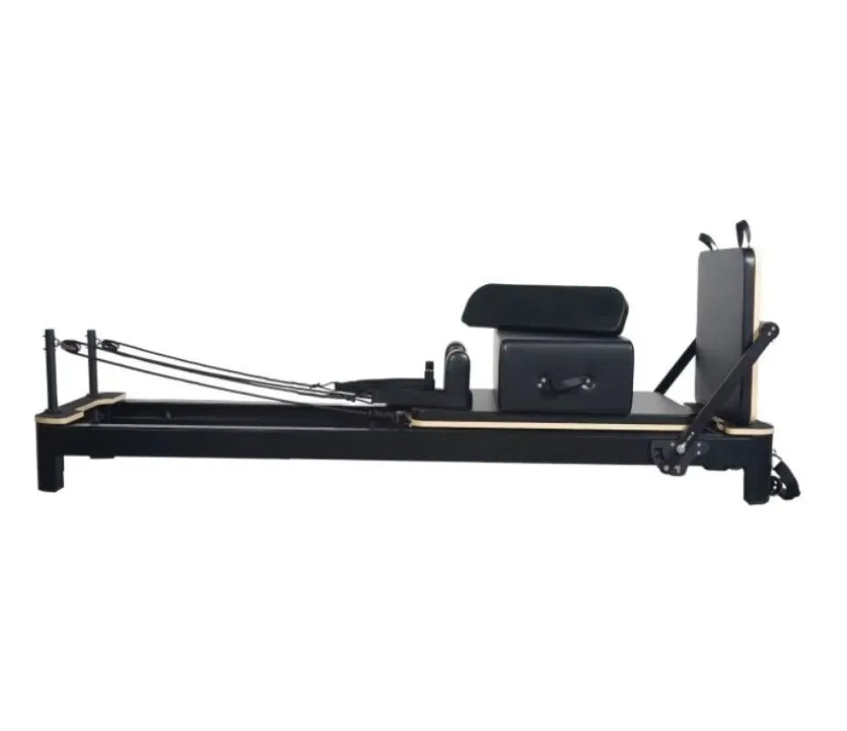 Commercial White Aluminium Pilates Reformer