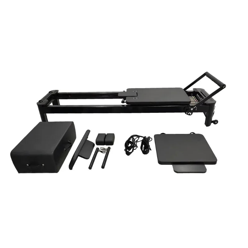 Commercial White Aluminium Pilates Reformer